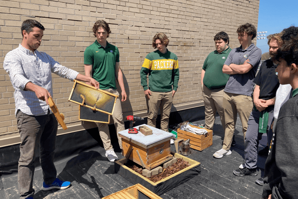 st-eds-gains-new-addition-to-the-giving-garden-recruits-students-to-learn-the-basics-of-beekeeping