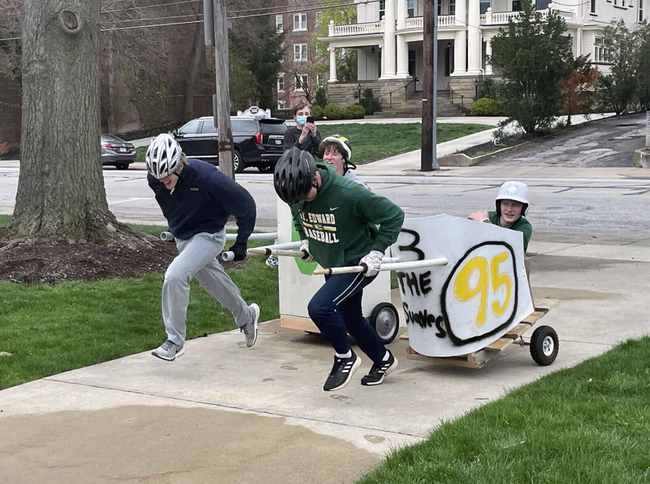 Students Racing